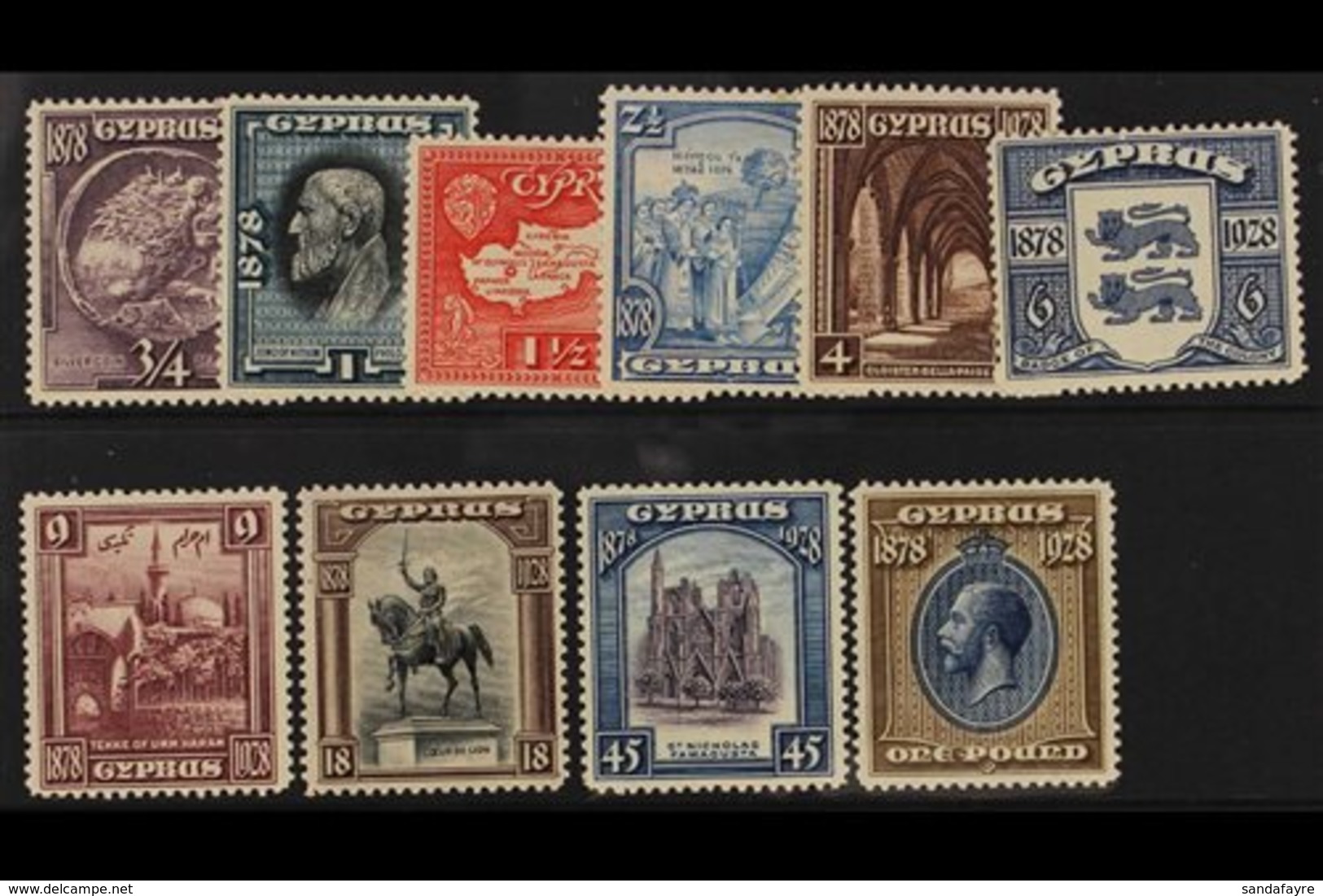 1928 50th Anniversary Of British Rule, Complete Set, SG 123/132, Very Fine Mint. (10 Stamps) For More Images, Please Vis - Other & Unclassified