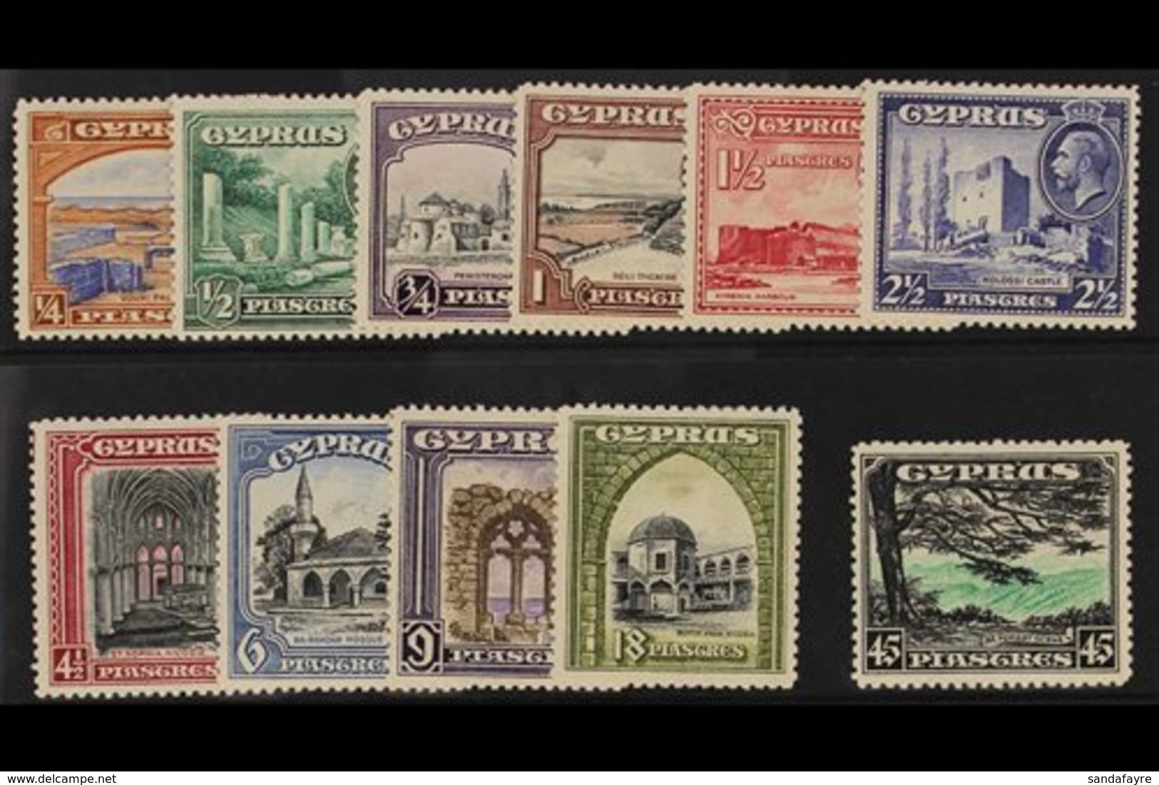 1934 Complete Pictorial Set, SG 133/143, Fine Mint. (11 Stamps) For More Images, Please Visit Http://www.sandafayre.com/ - Other & Unclassified