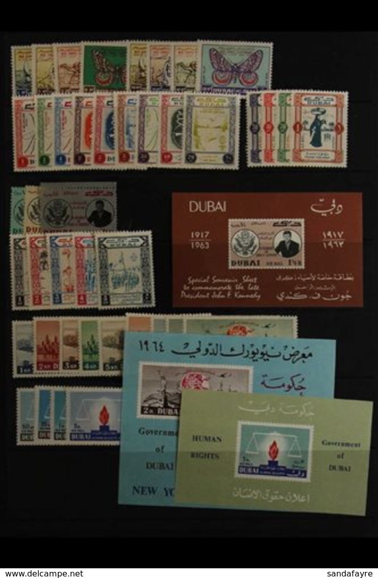 1963-72 NEVER HINGED MINT COLLECTION A Lovely Lot Incl. 1963 Red Cross Set, 1964 Kennedy Set And M/s, 1964 Fair Set And  - Dubai
