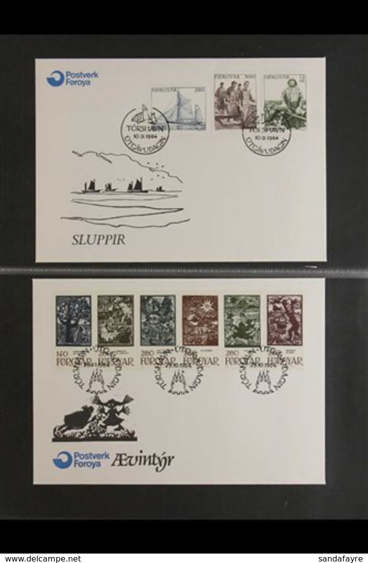 1975-2004 EXTENSIVE COVERS COLLECTION. A Delightful Covers Collection Presented In Two Cover Albums, Mostly Illustrated, - Faroe Islands