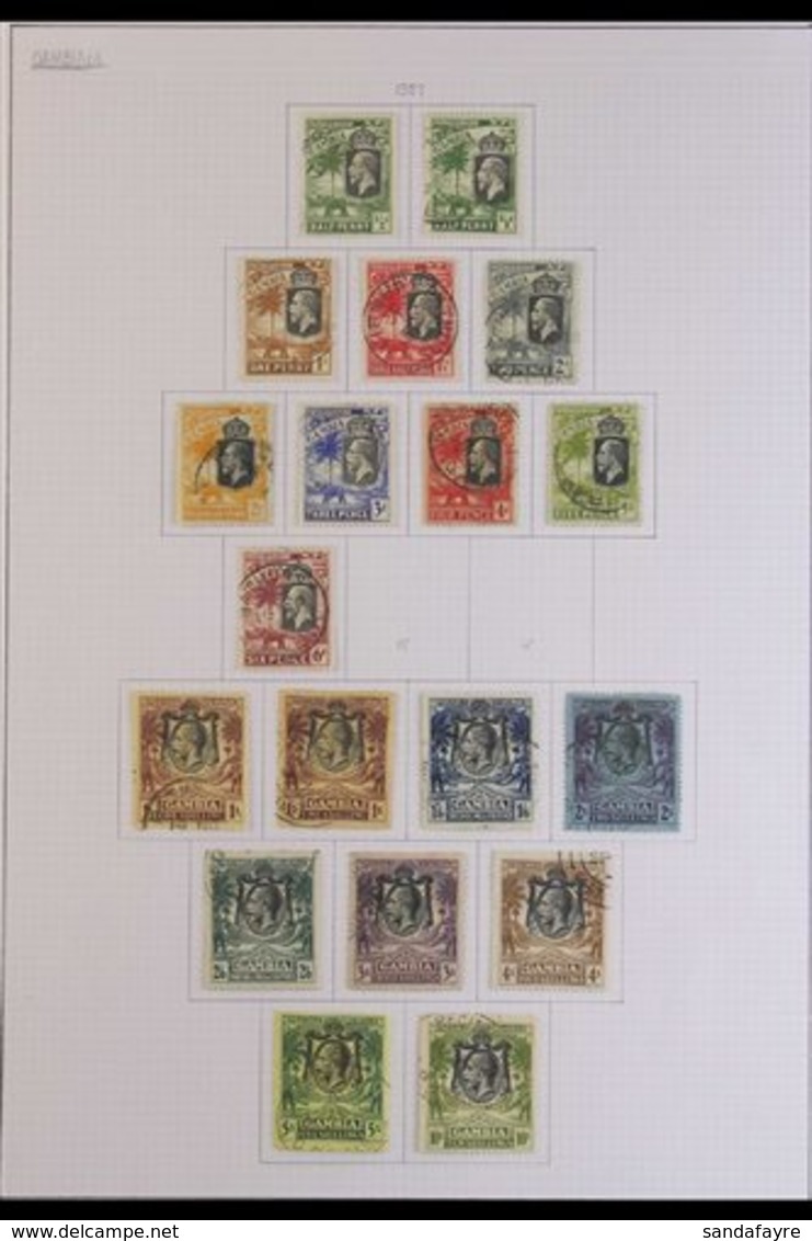 1922-1971 USED COLLECTION WITH MANY SETS An Attractive Collection, Mostly Of Complete Sets That Includes 1922-29 Range W - Gambie (...-1964)