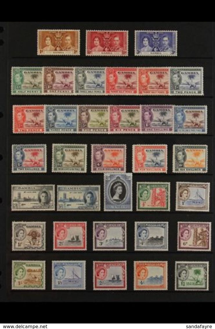 1937-71 MINT COLLECTION An ALL DIFFERENT Mint Collection, Mostly Of Complete Sets That Includes The 1938-46 Pictorial Se - Gambia (...-1964)