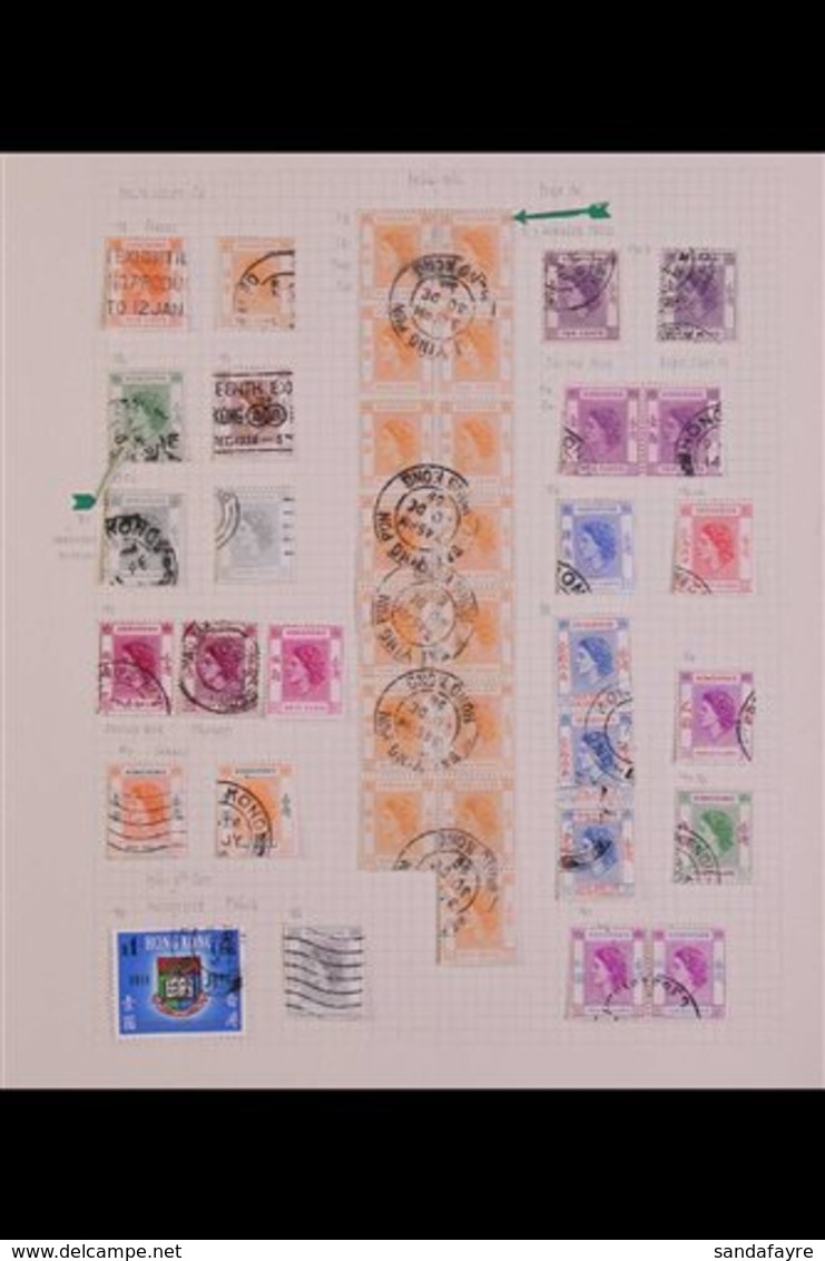 1954-1976 COMPREHENSIVE FINE USED COLLECTION With Some Varieties & Postmark Interest On Leaves, 1954-62 Defins Set Incl  - Andere & Zonder Classificatie