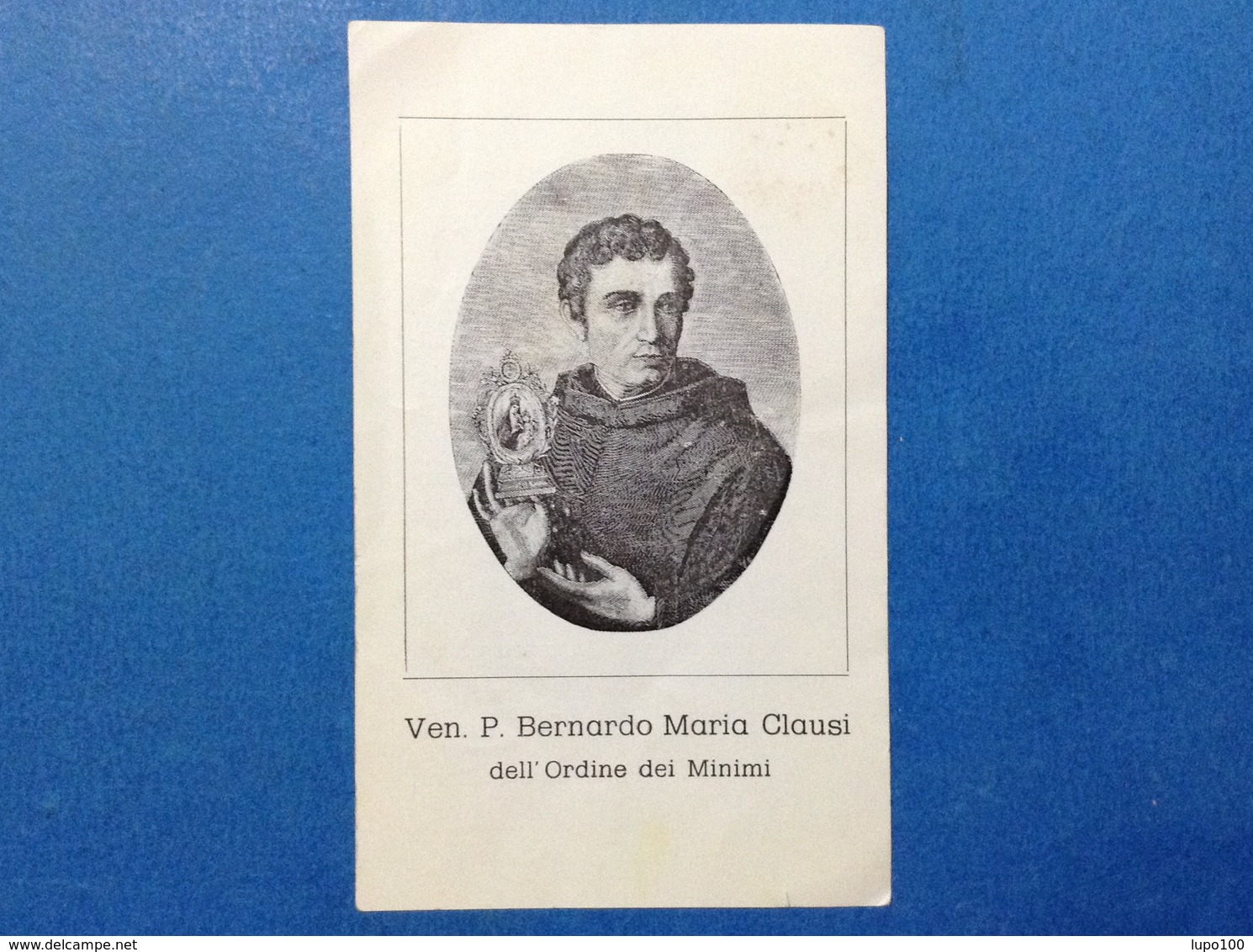 SANTINO HOLY CARD VEN P BERNARDO MARIA CLAUSI ORDINE DEI MININI - Santini