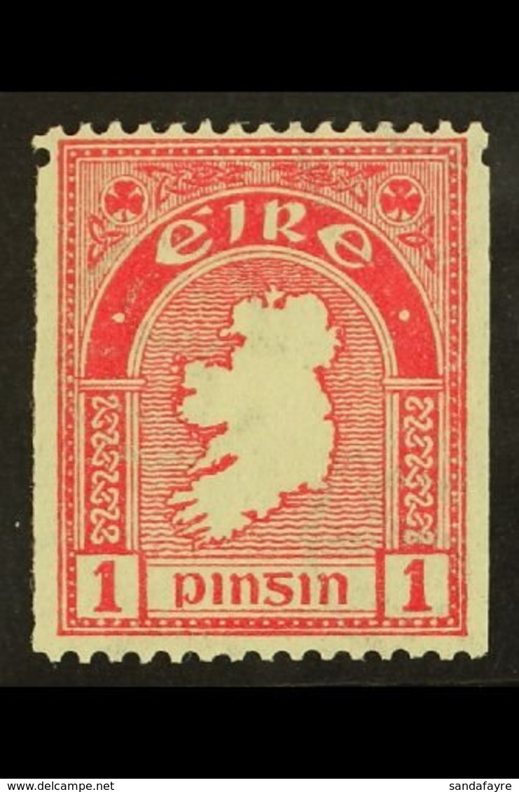 1922-34 1d Carmine PERF 15 X IMPERF (SINGLE PERF) Variety, SG 72b, Very Fine Mint, Fresh. For More Images, Please Visit  - Otros & Sin Clasificación