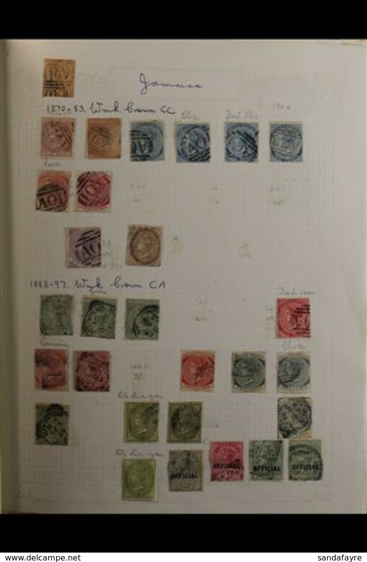 1860-1970 INTERESTING OLD TIME COLLECTION. An Interesting Old, Mixed Mint, Nhm & Used Collection Of Stamps & Covers With - Jamaica (...-1961)