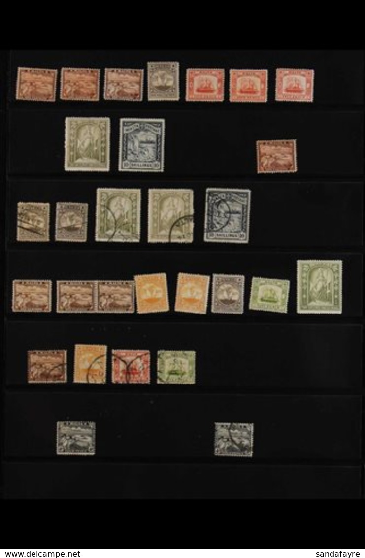 1899-1930 ATTRACTIVE RANGES On Stock Pages, Mint & Used, Includes 1899-1901 Set Mint Incl 5d (x3) And 4½d (x2), 2s6d (x2 - Malte (...-1964)