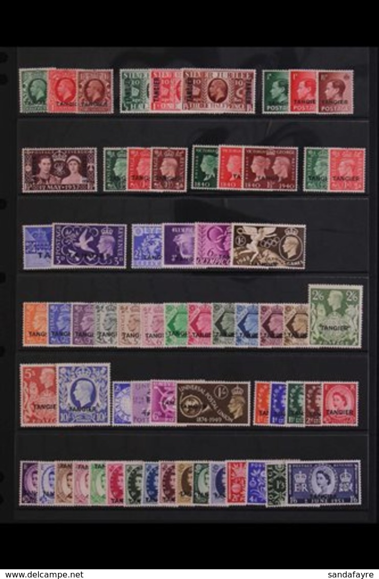 TANGIER 1934-53 FINE MINT GROUP OF SETS - We See 1934-5 KGV Set, 1935 Silver Jubilee Set, 1937-49 KGVI Largely Complete  - Other & Unclassified