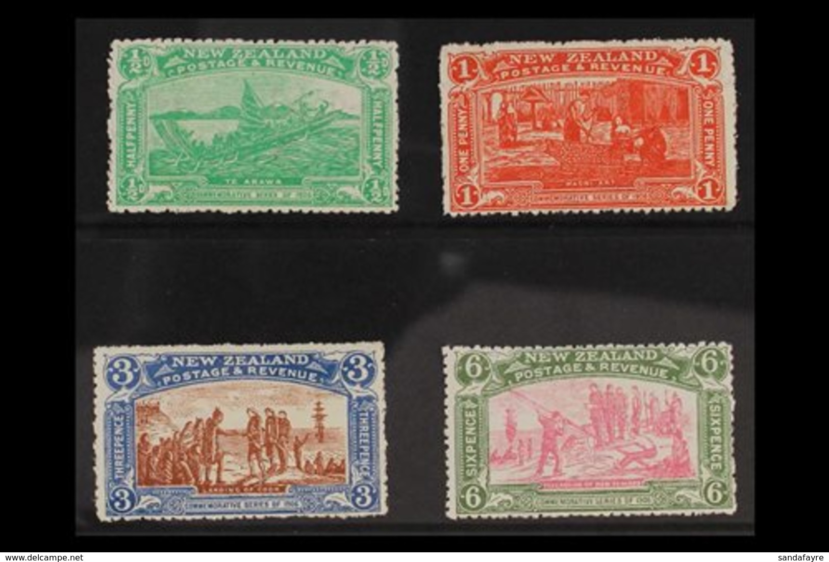 1906 Christchurch Exhibition, Complete Set, SG 370/3, Fine To Very Fine Mint (4 Stamps). For More Images, Please Visit H - Otros & Sin Clasificación