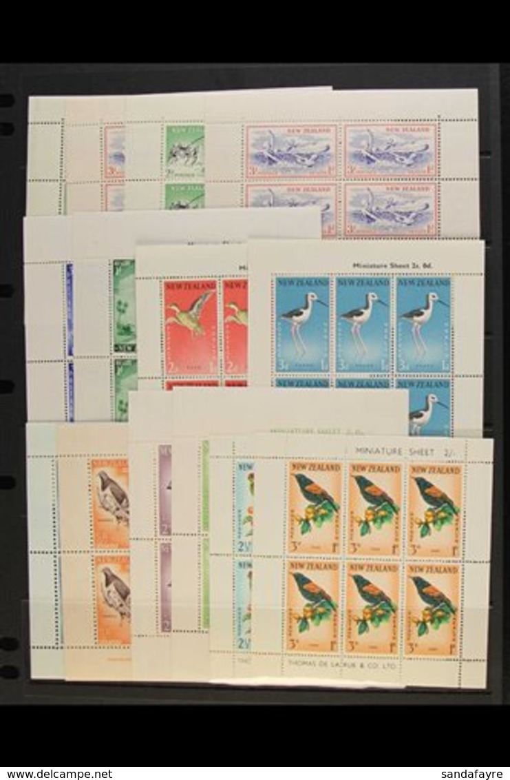 1957-1974 HEALTH MINI SHEET COLLECTION. A Complete FINE MINT Run Of Health Miniature Sheets For The Period Inc Both Wate - Other & Unclassified