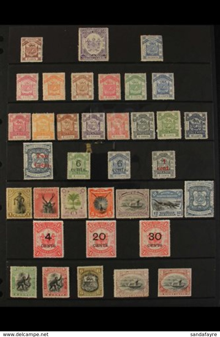 1883-1931 ALL DIFFERENT OLD TIME COLLECTION CAT £2000+ Presented On A Trio Of Stock Pages. Mostly Mint With Several Issu - Noord Borneo (...-1963)