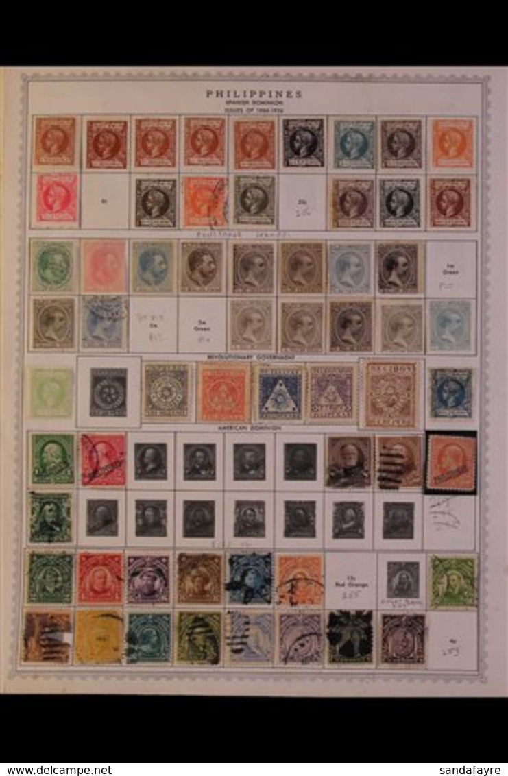 1862-1993 ALL DIFFERENT COLLECTION. An Extensive, ALL DIFFERENT Mint & Used Collection, Presented On Printed Pages With  - Filipinas