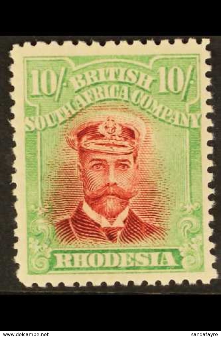 1913-19 10s Crimson & Yellow Green, P14, Die II, SG 241, Fine Mint For More Images, Please Visit Http://www.sandafayre.c - Otros & Sin Clasificación