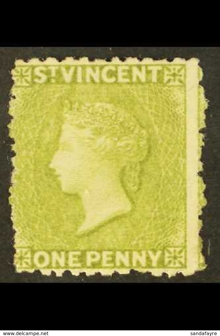 1880 1d Olive Green, Star Wmk Sideways, Perf 11-12½, SG 29, Mint With OG For More Images, Please Visit Http://www.sandaf - St.Vincent (...-1979)