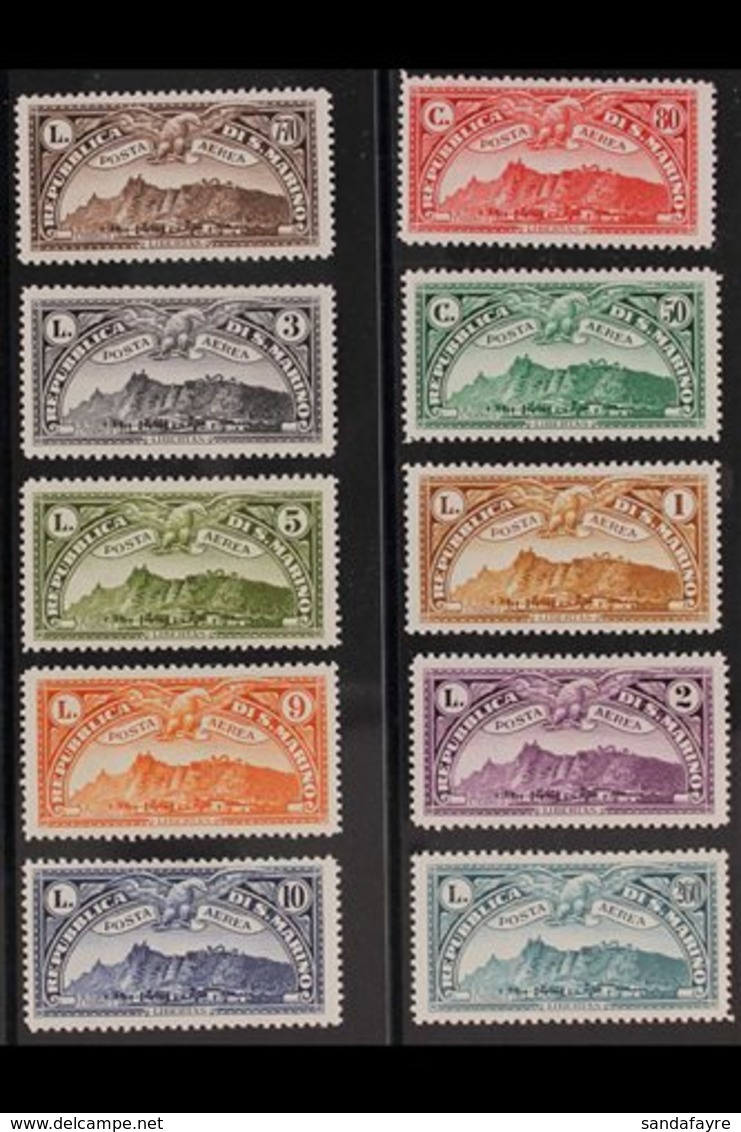 1931 Air Complete Set (Sassone 1/10, SG 164/73), Fine Mint, Very Fresh. (10 Stamps) For More Images, Please Visit Http:/ - Other & Unclassified