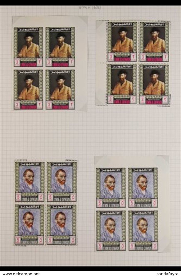 1967-1972 NEVER HINGED MINT Collection On Album Pages, essentially All Different (some Sets In Blocks Of Four). A Specta - Dubai