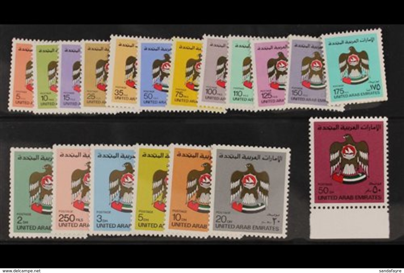 1982-86 Complete Definitive Set, SG 134/151c, Fine Never Hinged Mint. (19 Stamps) For More Images, Please Visit Http://w - Otros & Sin Clasificación