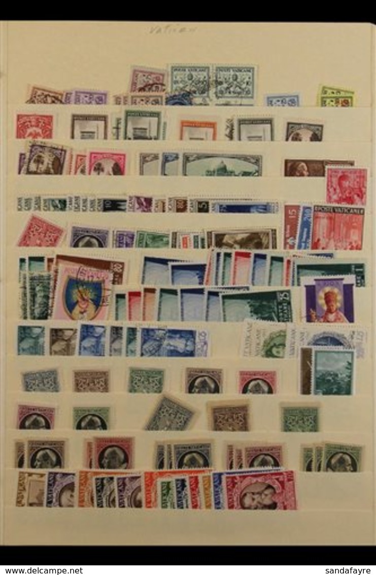 1929-1980's RANGES With Light Duplication On Stock Pages, Fine Mint (mostly Never Hinged) And Used Stamps, Fine & Fresh  - Other & Unclassified