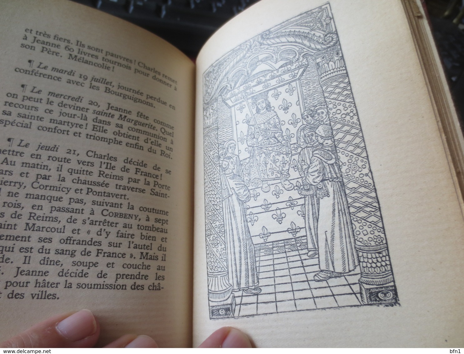 DONCOEUR - 1929- LA CHEVAUCHEE DE JEANNE D'ARC . 1429 . IVeme carnet de route.