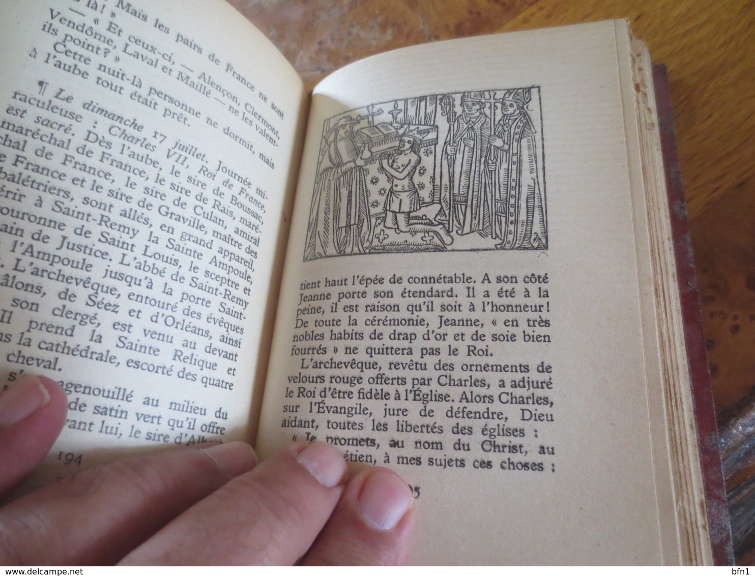 DONCOEUR - 1929- LA CHEVAUCHEE DE JEANNE D'ARC . 1429 . IVeme carnet de route.