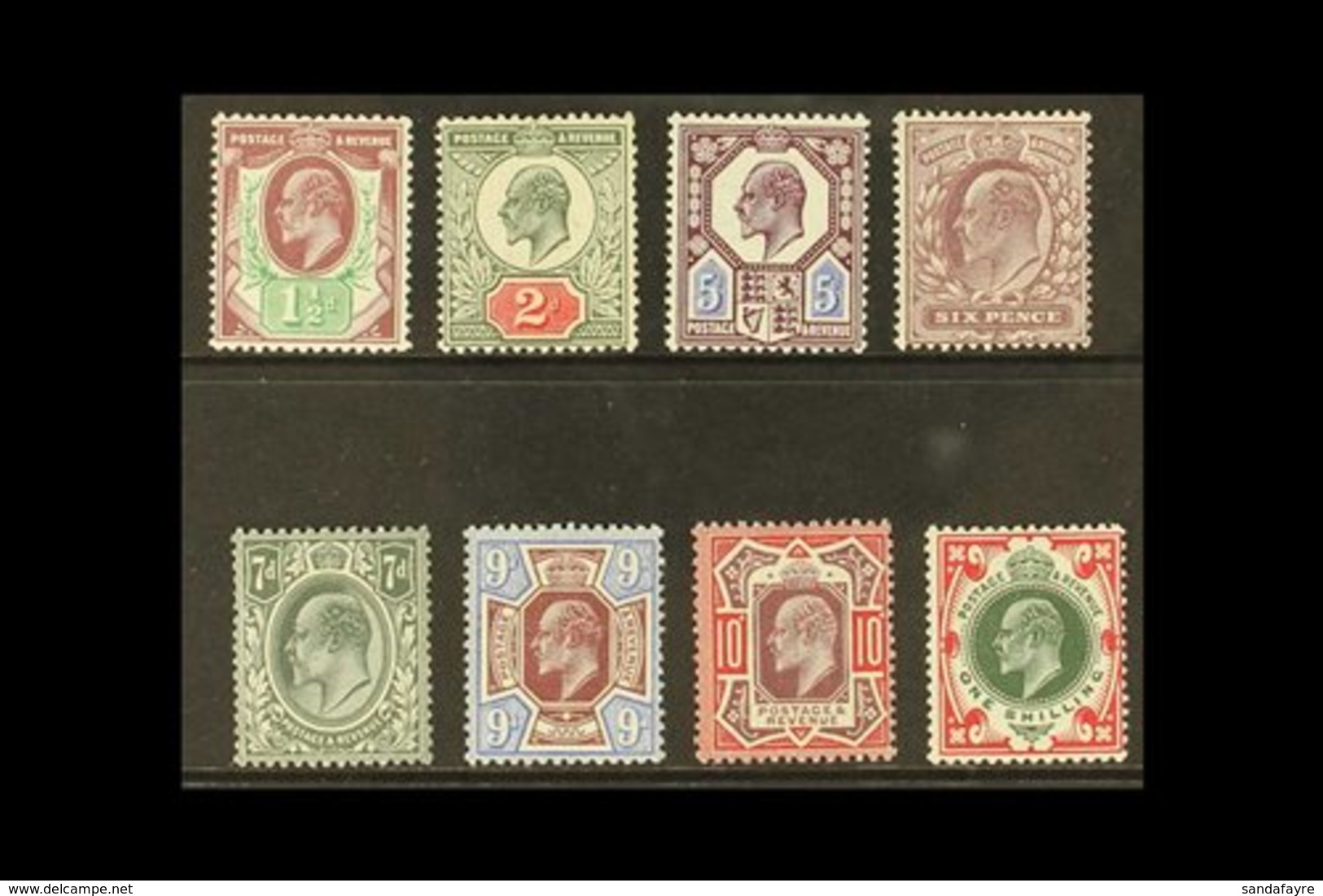 1911-13 Somerset House Prints Basic Set Complete From ½d To 1s, SG 287/314, Never Hinged Mint. (8 Stamps) For More Image - Sin Clasificación