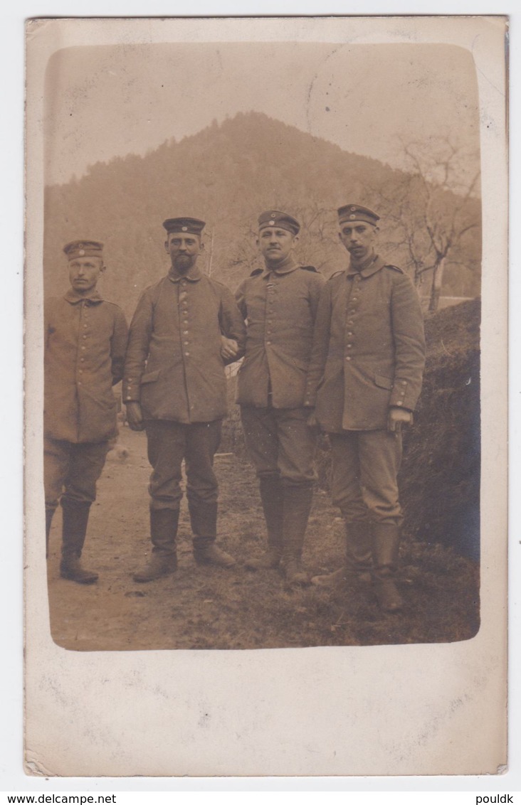German Feldpost WW1: Postcard German Soldiers From Vosges In France - Bavarian Infantry Regiment - Militaria
