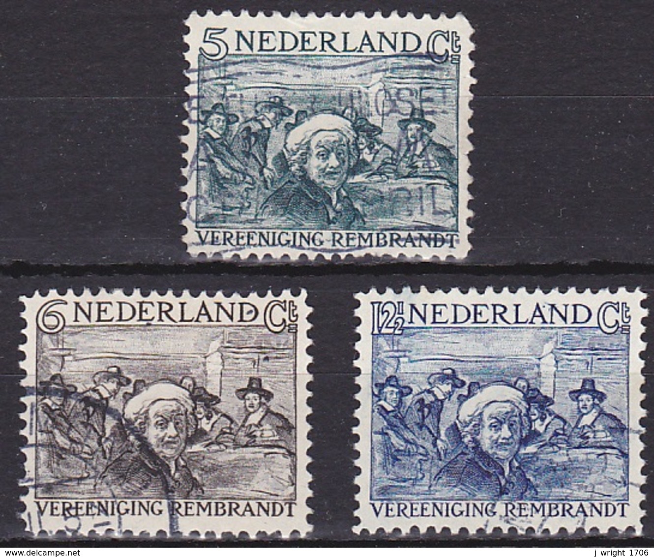 Netherlands/1930 - Rembrandt - Set - USED - Used Stamps