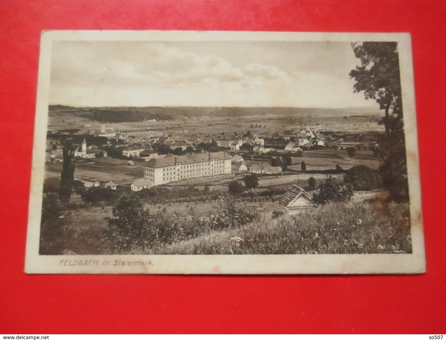 J1-Austria Vintage Postcard -Feldbach In Steiermark, Panoramic View - Feldbach