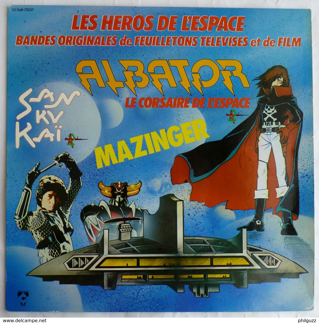 DISQUE 33T ALBATOR SANKUKAI MAZINGER GOLDORAK PM231 1980 - Disques & CD