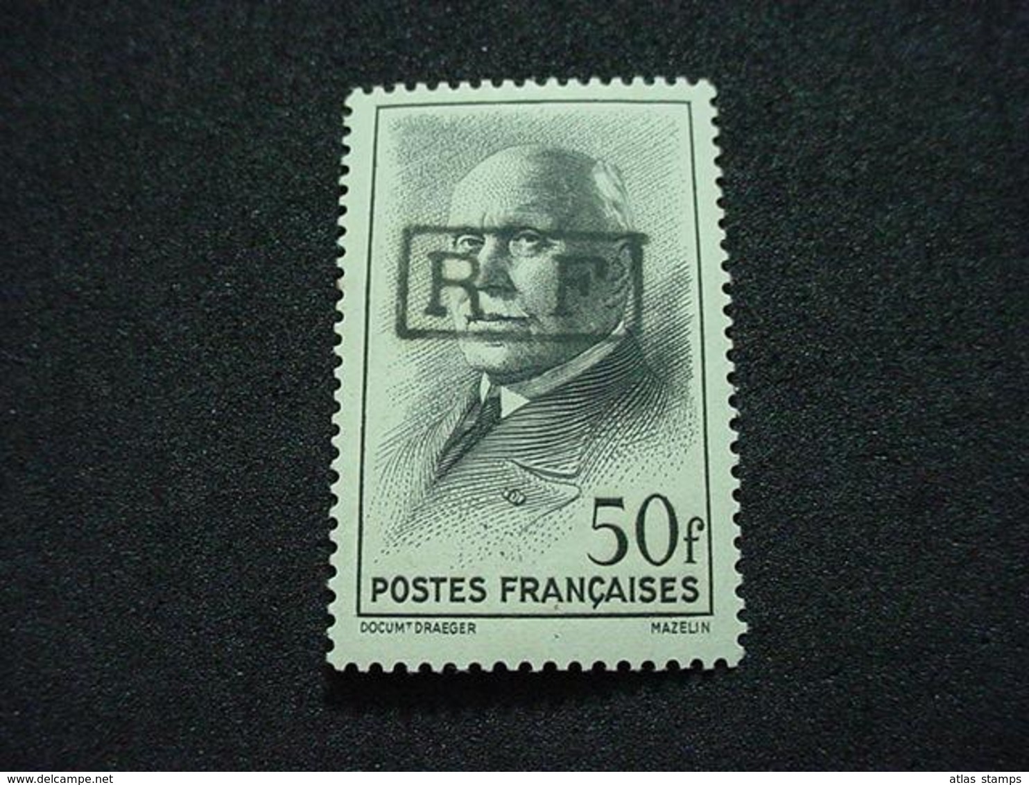 FRANCE   1944 - Libération , Poitiers - 50 Frs Noir  - Yvert# 15 - Neufs * , Signé - RARE ! - Libération