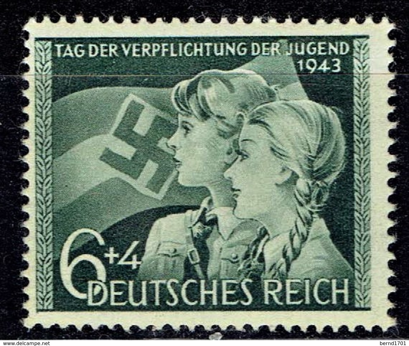 Deutsches Reich - Mi-Nr 843 Postfrisch / MNH ** (B1019) - Unused Stamps