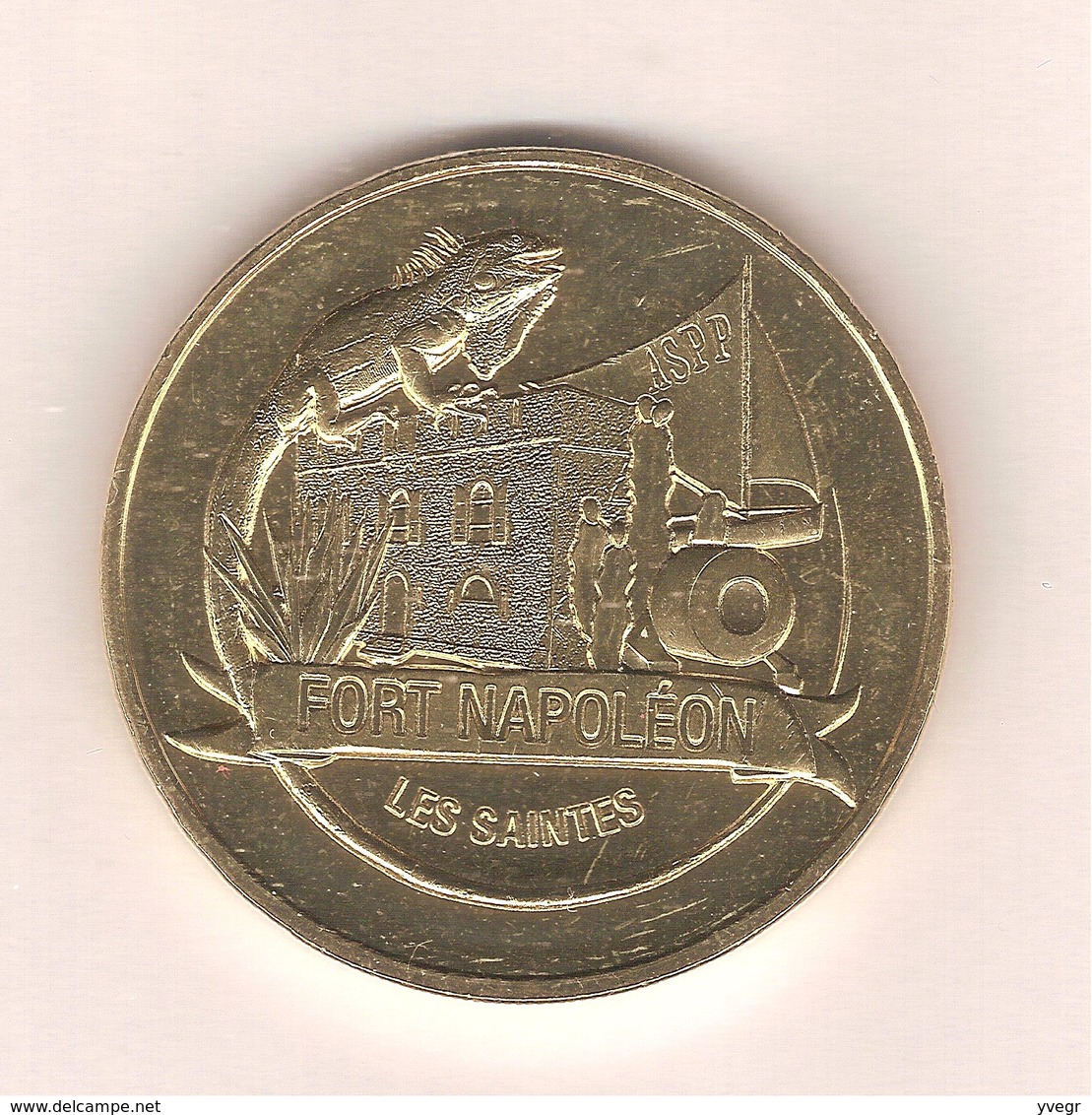 Médaille Touristique De La Monnaie De Paris / Guadeloupe ,Fort Napoléon / Les Saintes 2019 - 2019