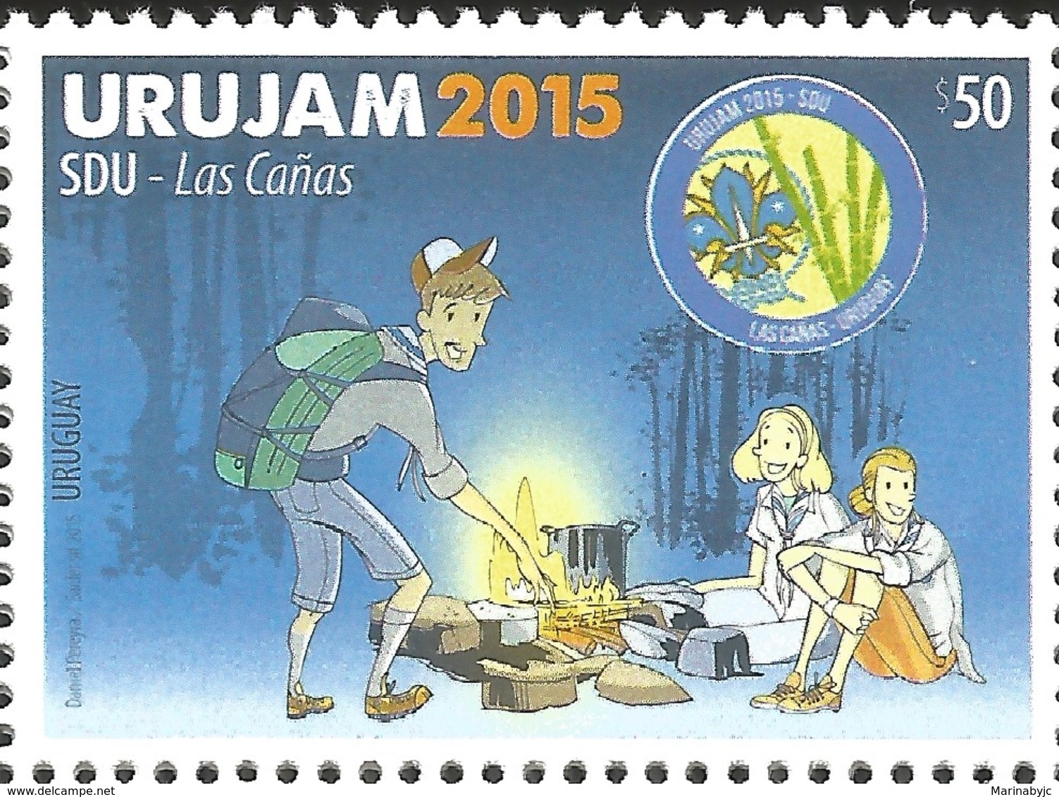 J) 2015 URUGUAY, SDU, THE CAÑAS, CAMP, MNH - Uruguay