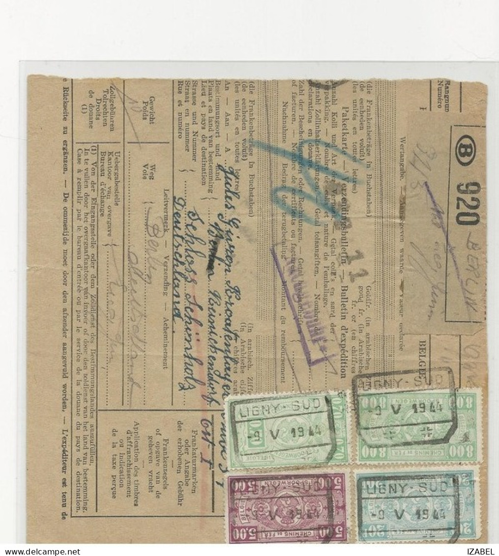 CF 242.249.253.256. LIGNY V. Comp.PDG Croates Berlin. TB - WW II (Covers & Documents)