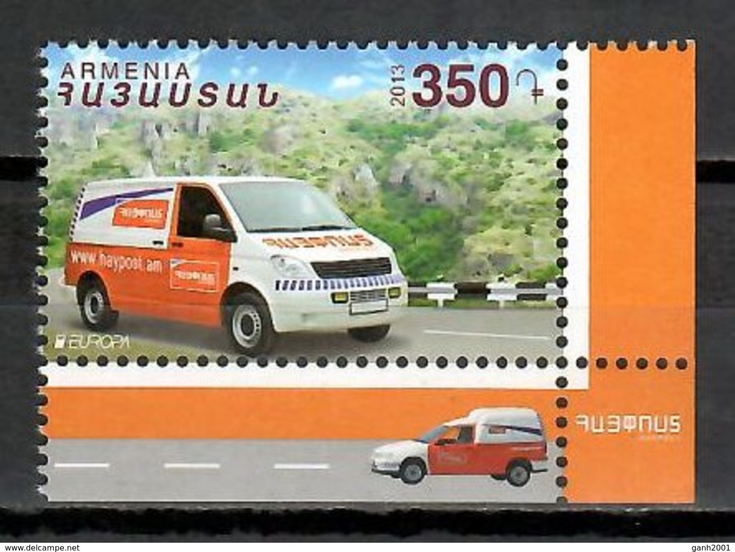 Armenia 2013 / Europa CEPT Postal Vehicles MNH Vehículos Postales / Cu9613  34-14 - 2013