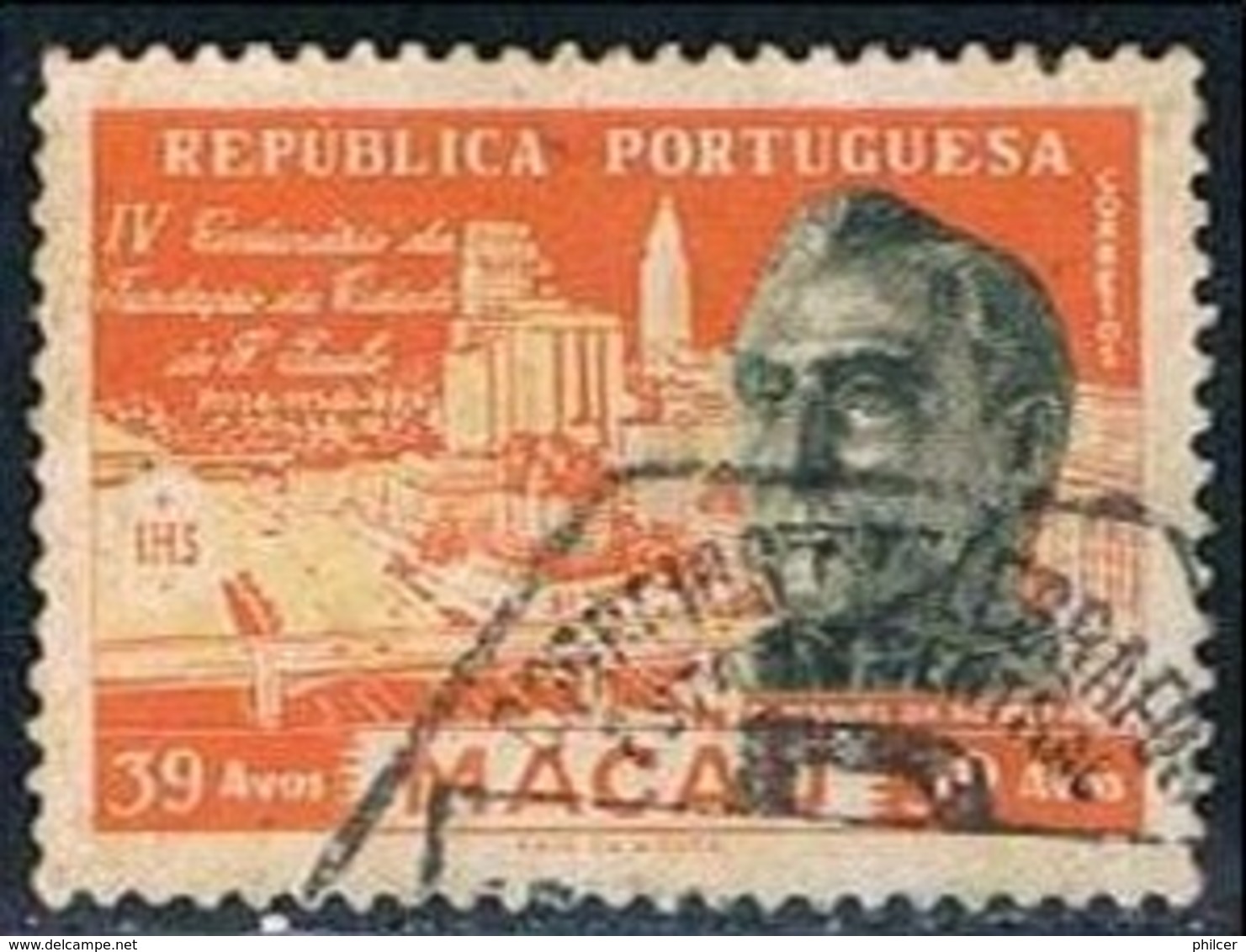 Macau, 1954, # 385, Used - Usados