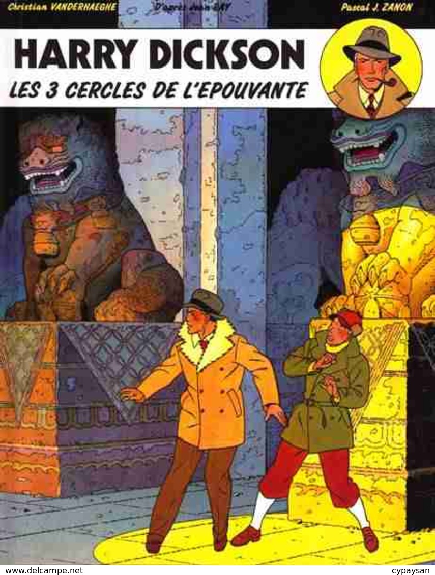 Harry Dickson T 03  Les 3 Cercles De L'épouvante EO BE  DARGAUD 09/1990  Vanderhaeghe Zanon  (BI1) - Harry Dickson