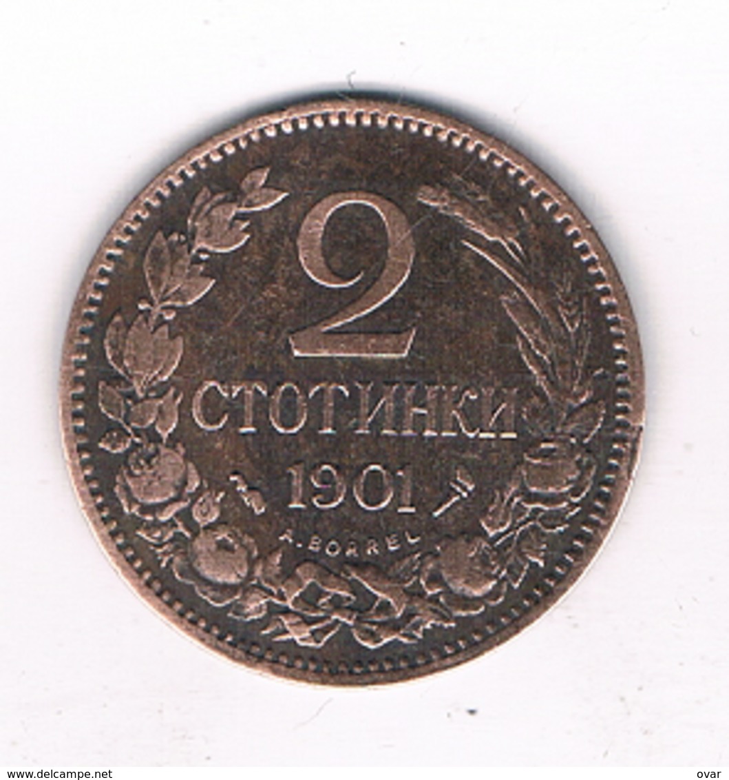 2 STOTINKI 1901  BULGARIJE /5372/ - Bulgarie