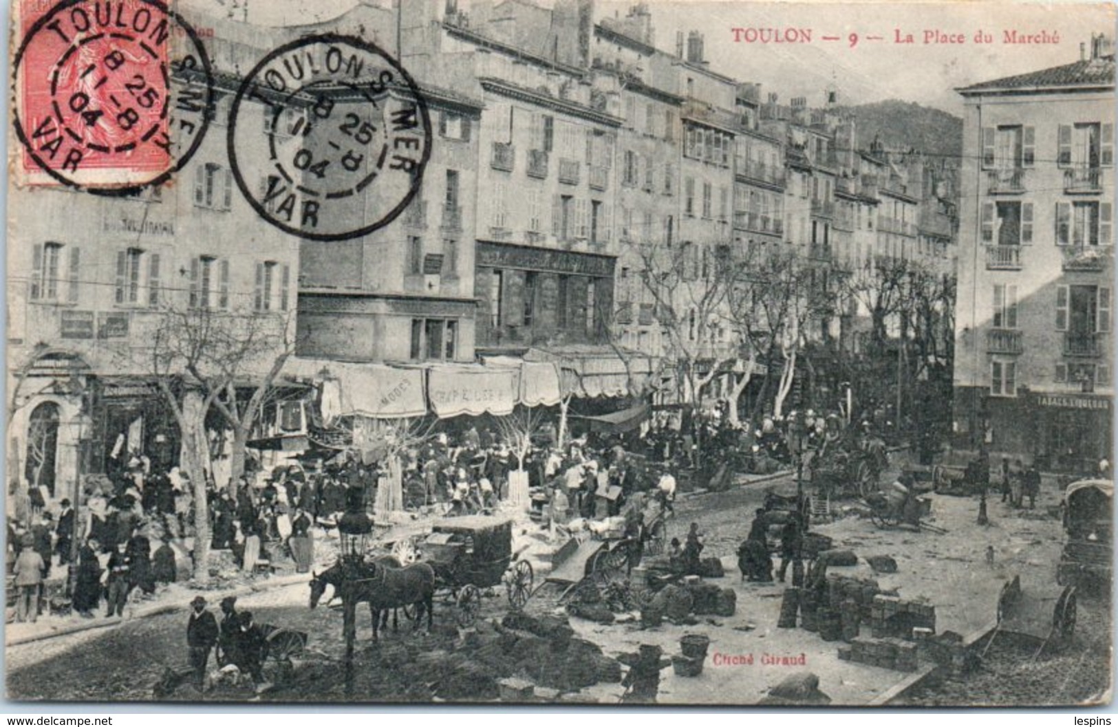 83 - TOULON -- La Place Du Marché - Toulon