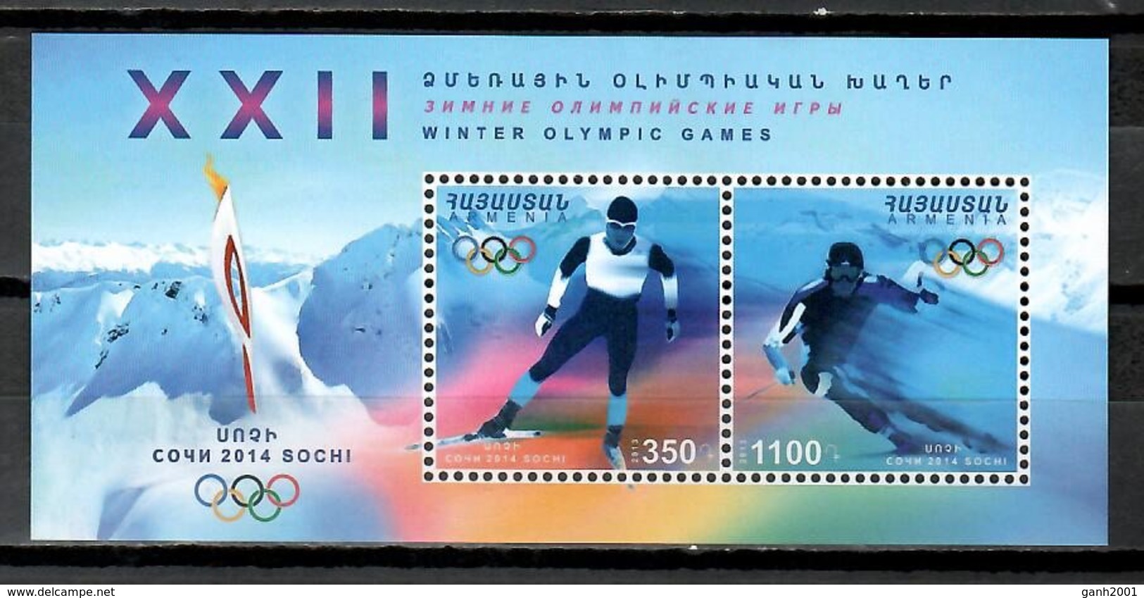 Armenia 2014 / Winter Olympics Sochi MNH Juegos Olimpicos Invierno / Cu9614  34-15 - Invierno 2014: Sotchi