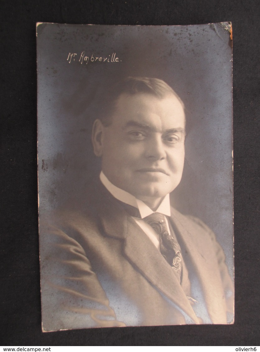 CP ARTISTE BELGIQUE (M1908) NICOLAS AMBREVILLE (2 VUES) Carte Photo Marc Galuzzi Rue Plattesteen, 23, 24 - Artistes