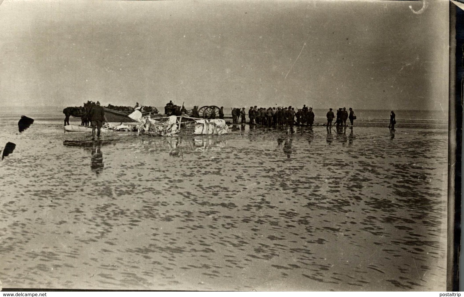 AVIÓN ABATTUE   +- 18*12CM Fonds Victor FORBIN (1864-1947) - Aviación