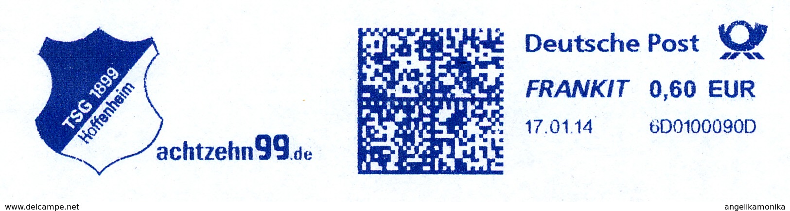 Freistempel 1168 Fussball TSG Hoffenheim - Maschinenstempel (EMA)