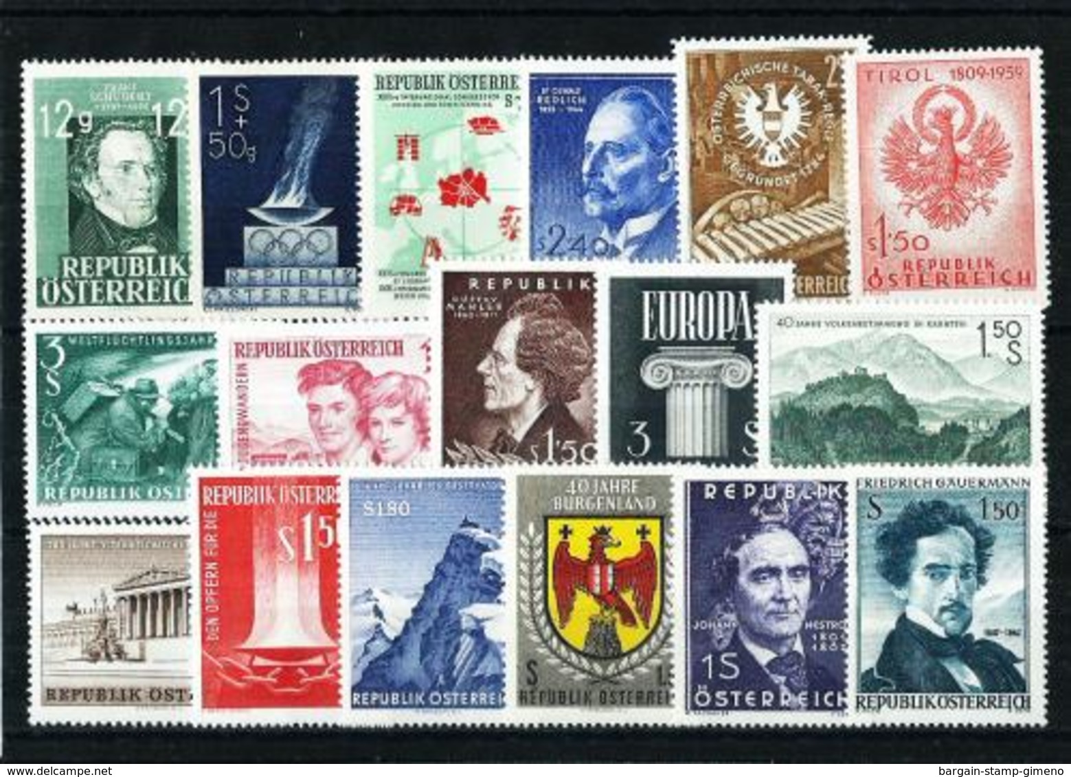 Austria - LOTE (17 Series Diferentes) Nuevo - Collections