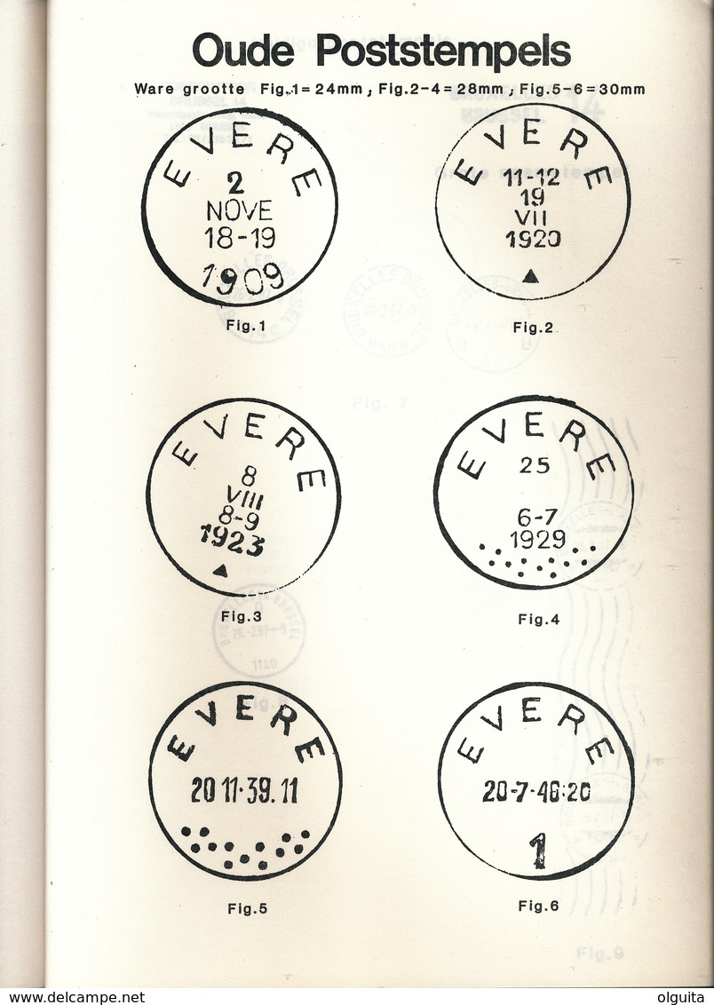 961/25 --  LIVRE Belgique - De Post Van Alle Tijden In EVERE , Par Pieter Cnops , 47 Pg. , 1987 - TB Etat - Philatelie Und Postgeschichte