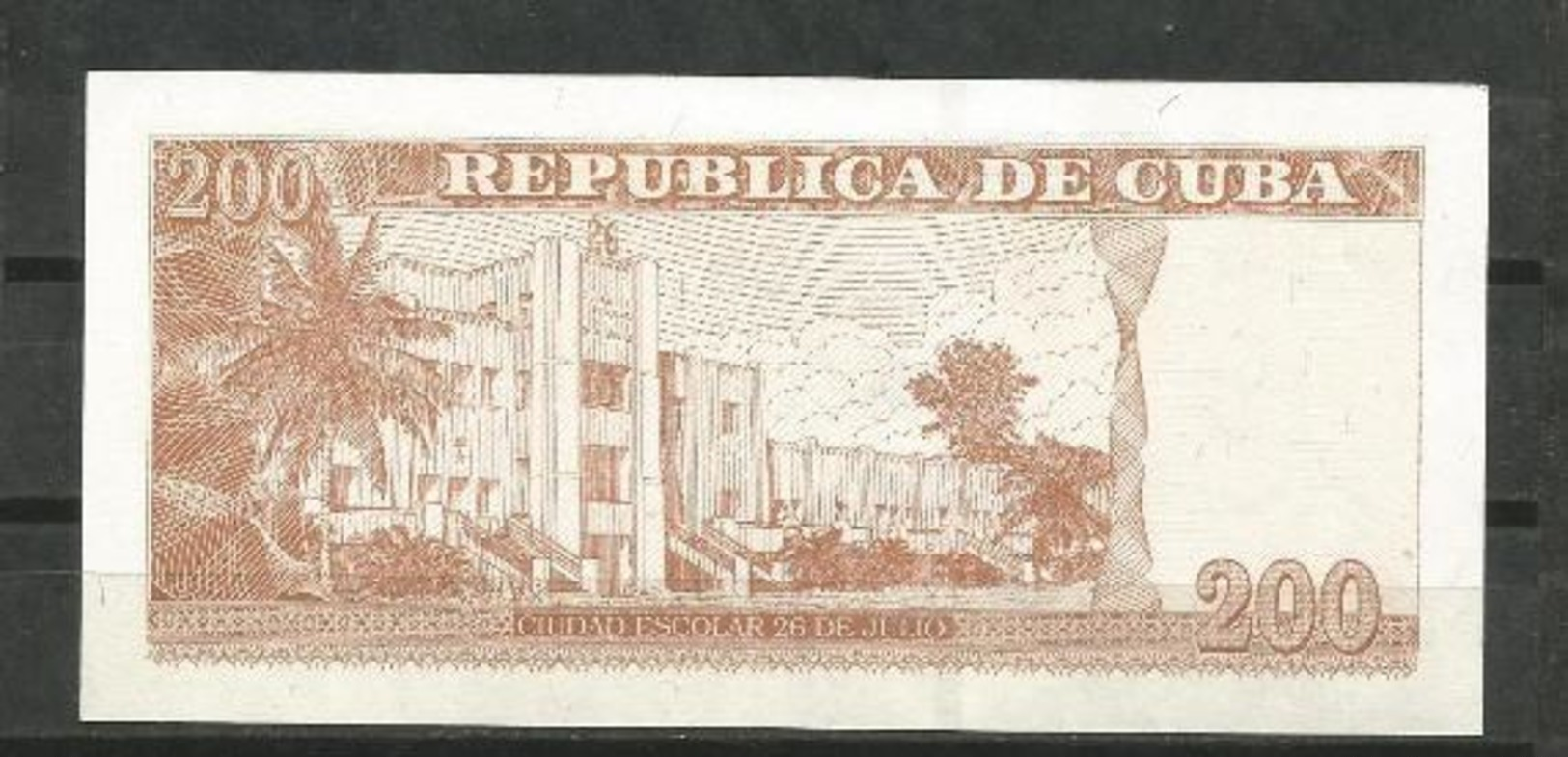 Cuba 2010 $200 Pesos Banknotes UNC - Cuba