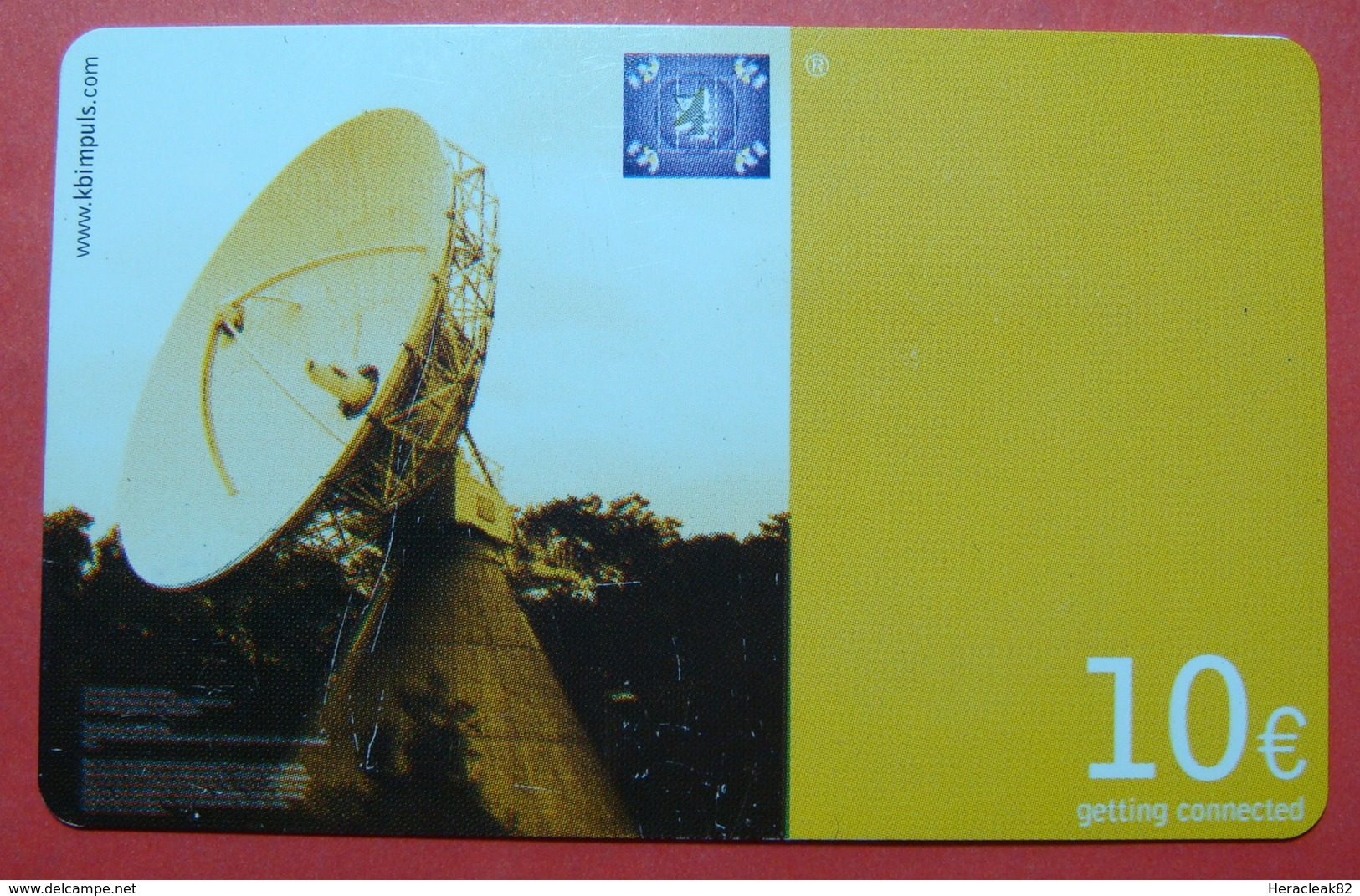 Serie B-59-08..., German Army In Kosovo Prepaid Phone CARD 10 Euro Used Operator KBIMPULS *Satellite* - Kosovo