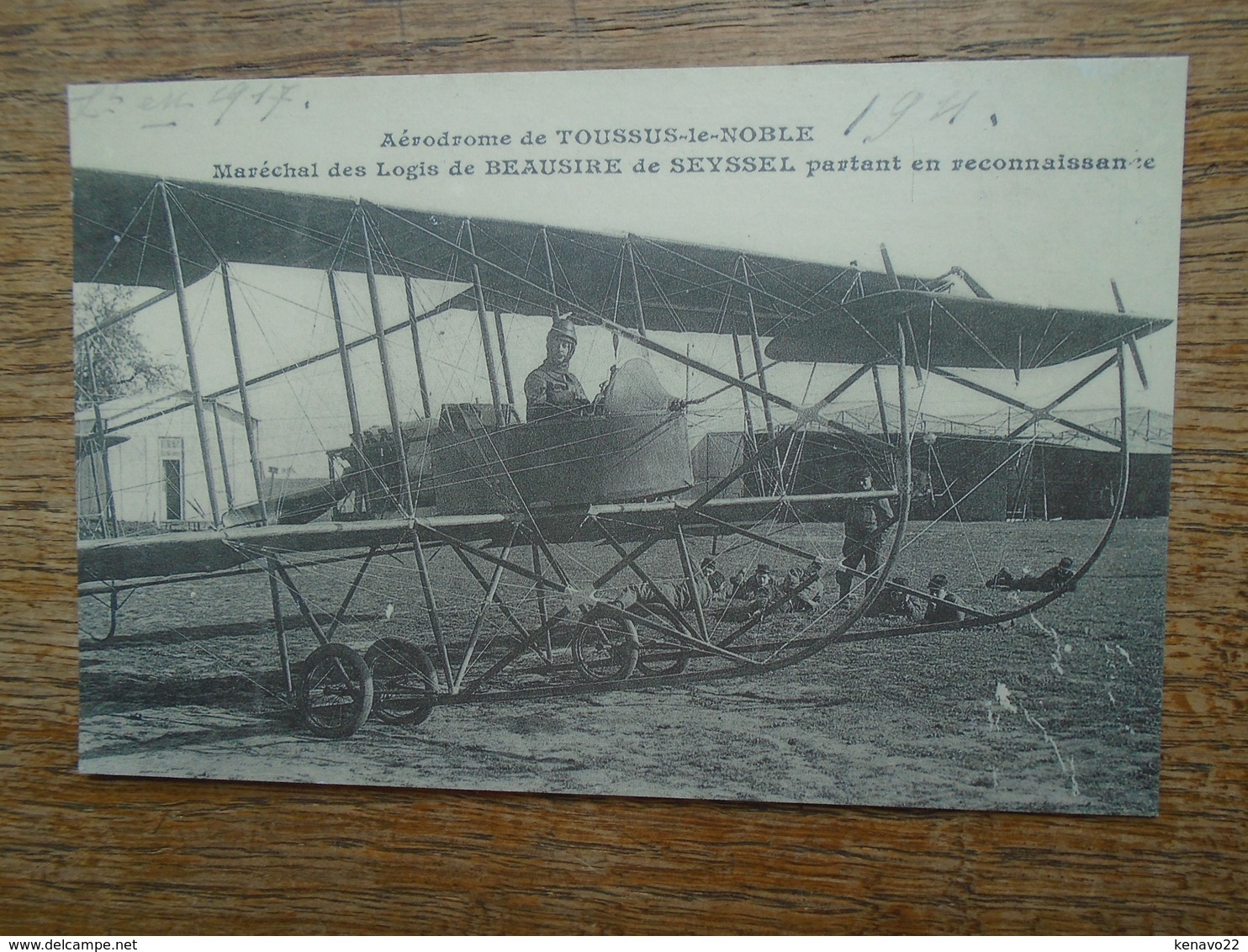 " édition Cartes D'autrefois " Toussus-le-noble , Aérodrome , Maréchal Des Logis De Bausire De Seyssel - Toussus Le Noble