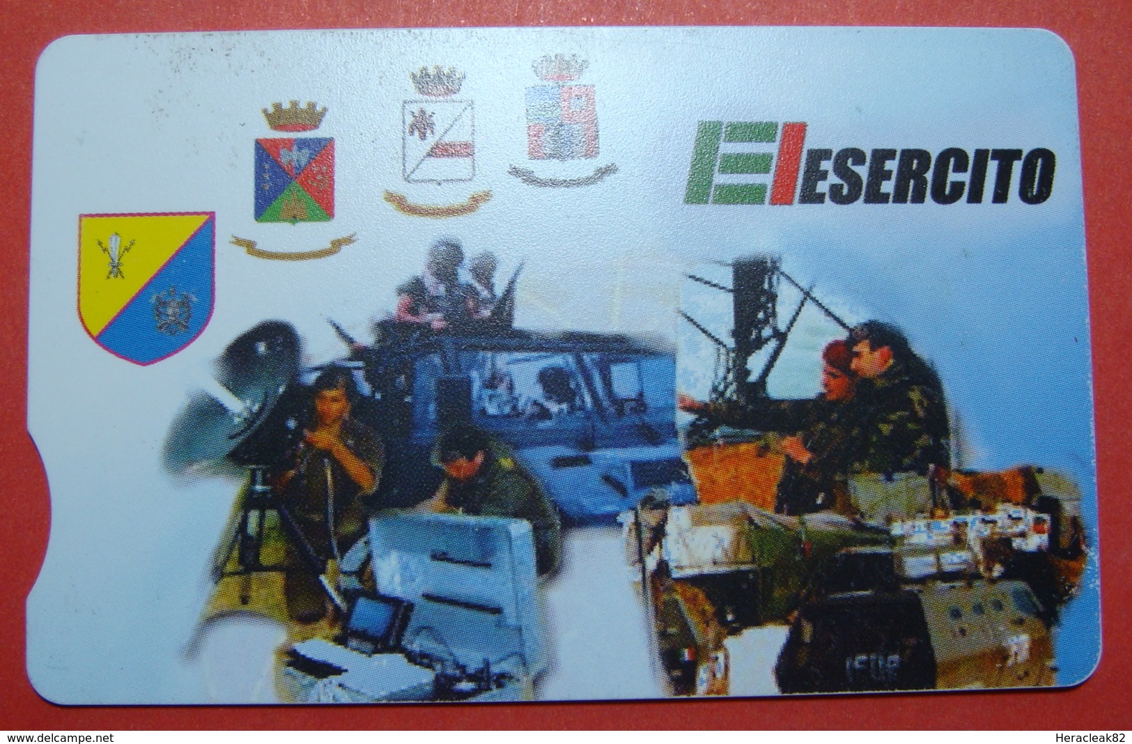 Serie 00102-50, Italian Army In Kosovo Chip Phone CARD 10 Euro Used Operator TELECOM ITALIA *Tank, Soldiers, Satellite* - Kosovo
