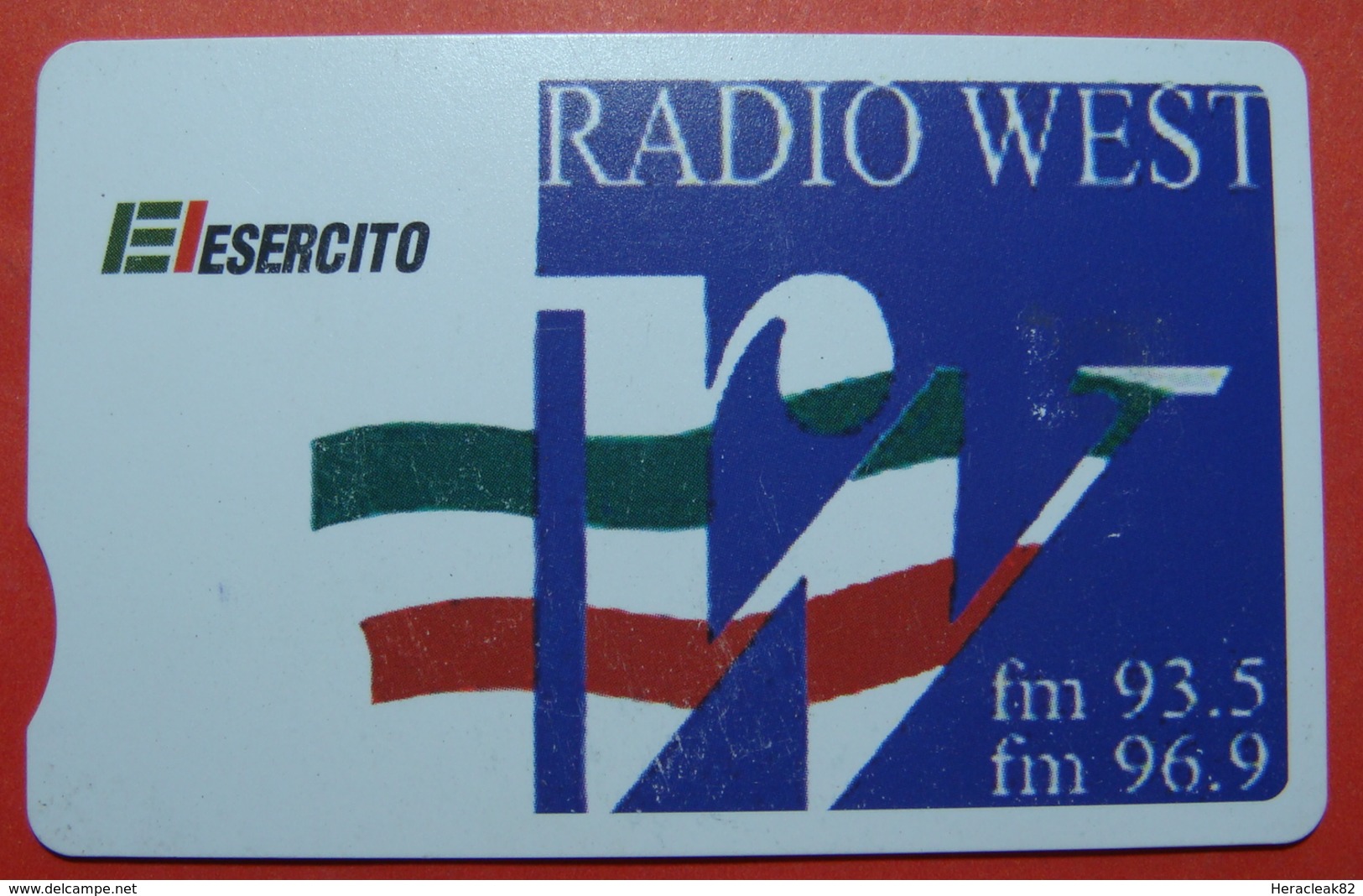 Serie 00097-30, Italian Army In Kosovo Chip Phone CARD 10 Euro Used Operator TELECOM ITALIA *RADIO WEST* - Kosovo